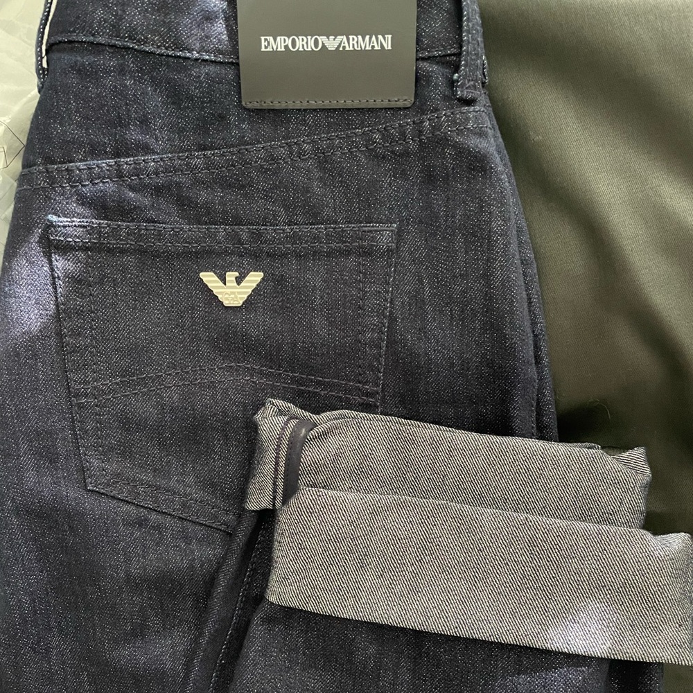 Armani cropped jeans